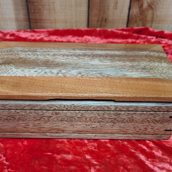 Rosewood and Mahogany Keepsake Box