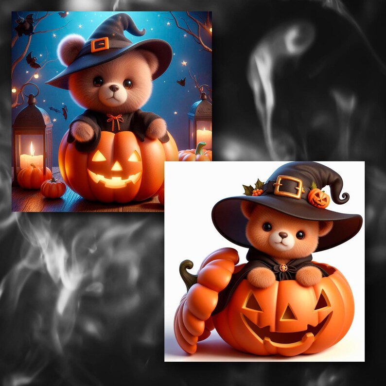 Cute Baby Animals Dressed up for Halloween Night. Meerkat, Elephant and