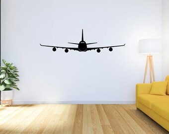 2x Boeing Vinyl Decal Stickers – 747 Plane Jet – Car Window, Laptop, Bumper, Camper Van – UK Made