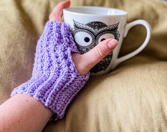 Crocheted gloves, fingerless gloves, handmade gloves, hand warmer, cozy winter handmade