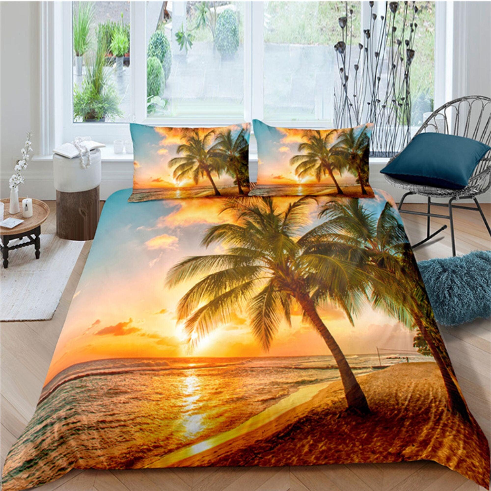 Beach Sunset Bedding - Etsy