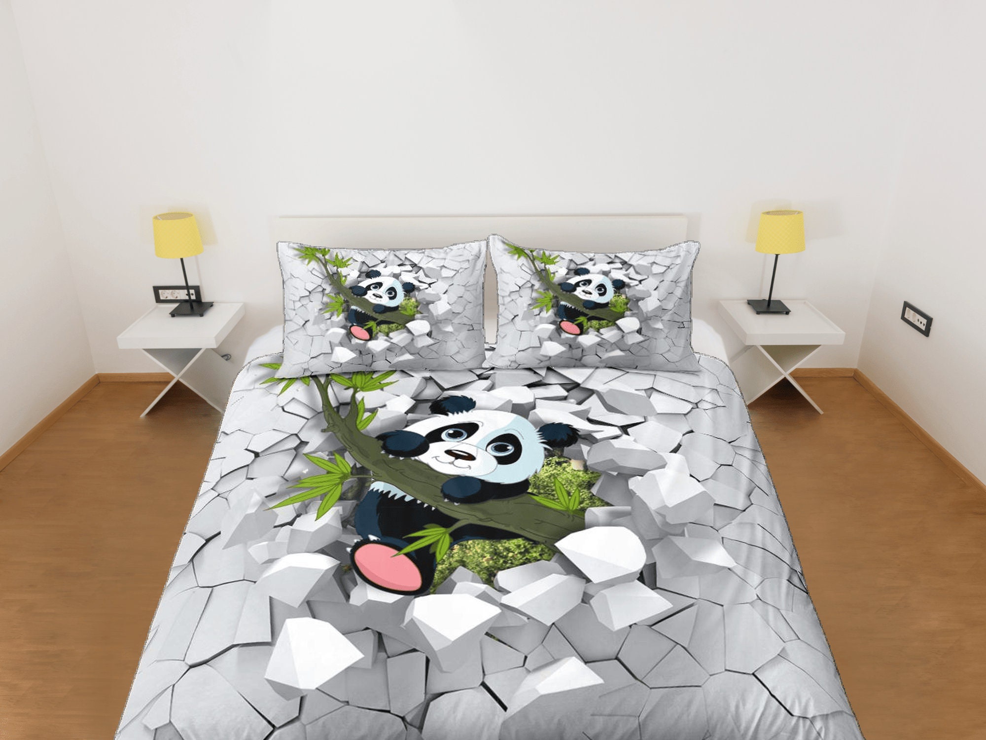 Baby Panda Bedding Set, Animal Bedding Set