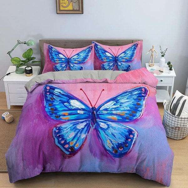 Butterfly Bedding Etsy