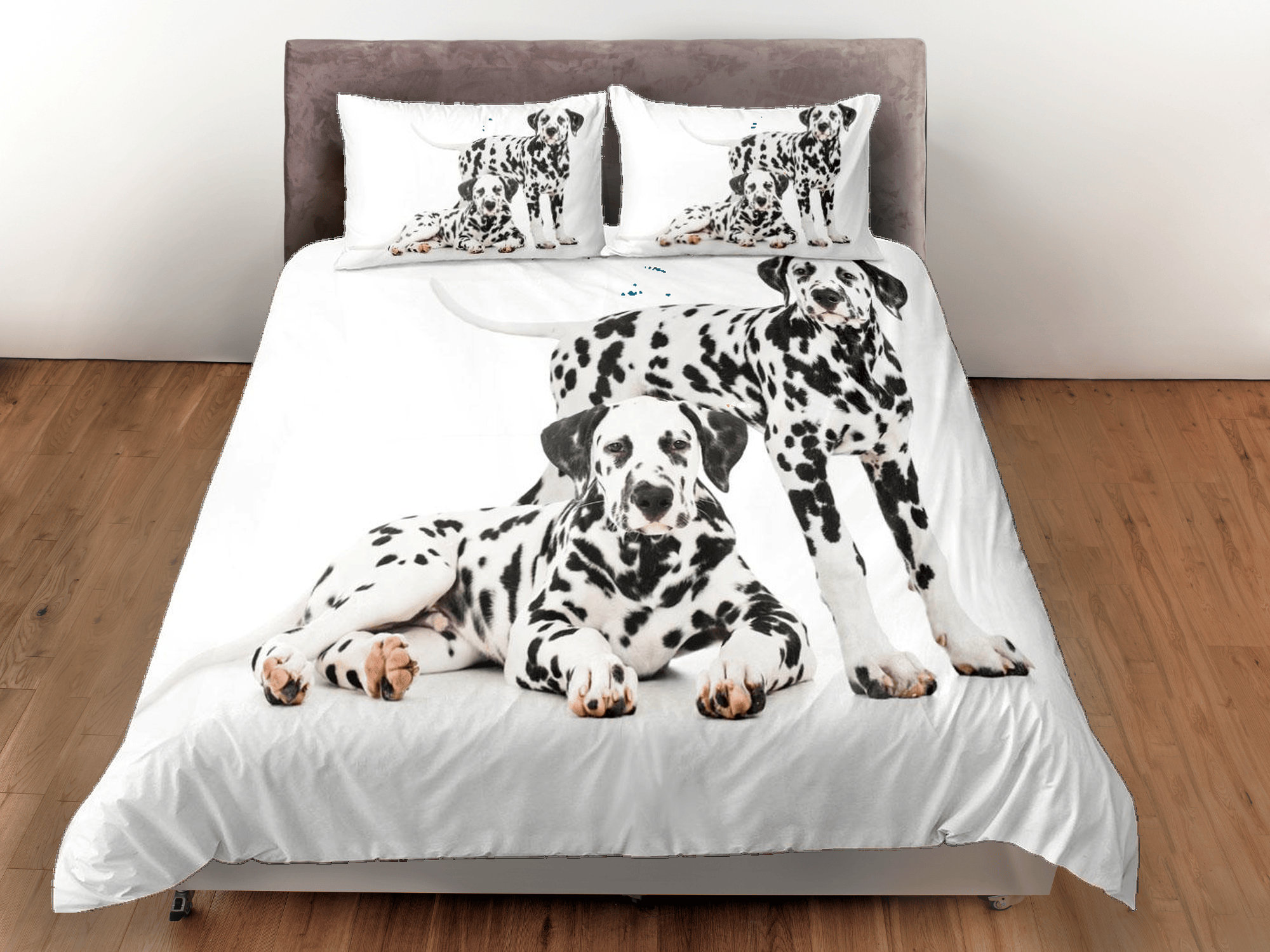 Dalmatian top print duvet