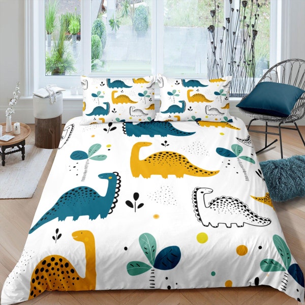 Dinosaur Bedding Twin Etsy