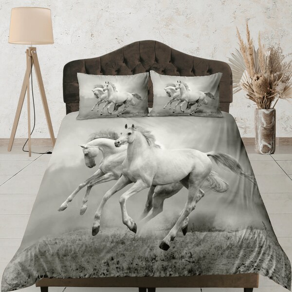 Horse Duvet Cover Etsy UK