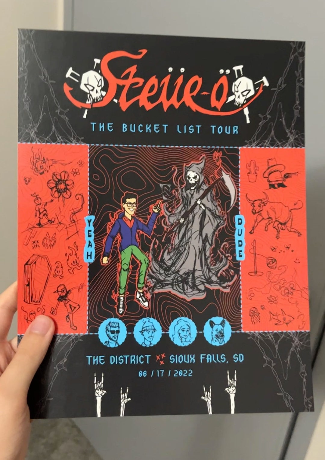 Steveo Bucket List Tour Poster Etsy