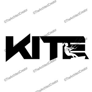 Kiteboarding | Kiteboard | Kite | Kiter | Surf | Woman Girl Female | SVG | Instant Download