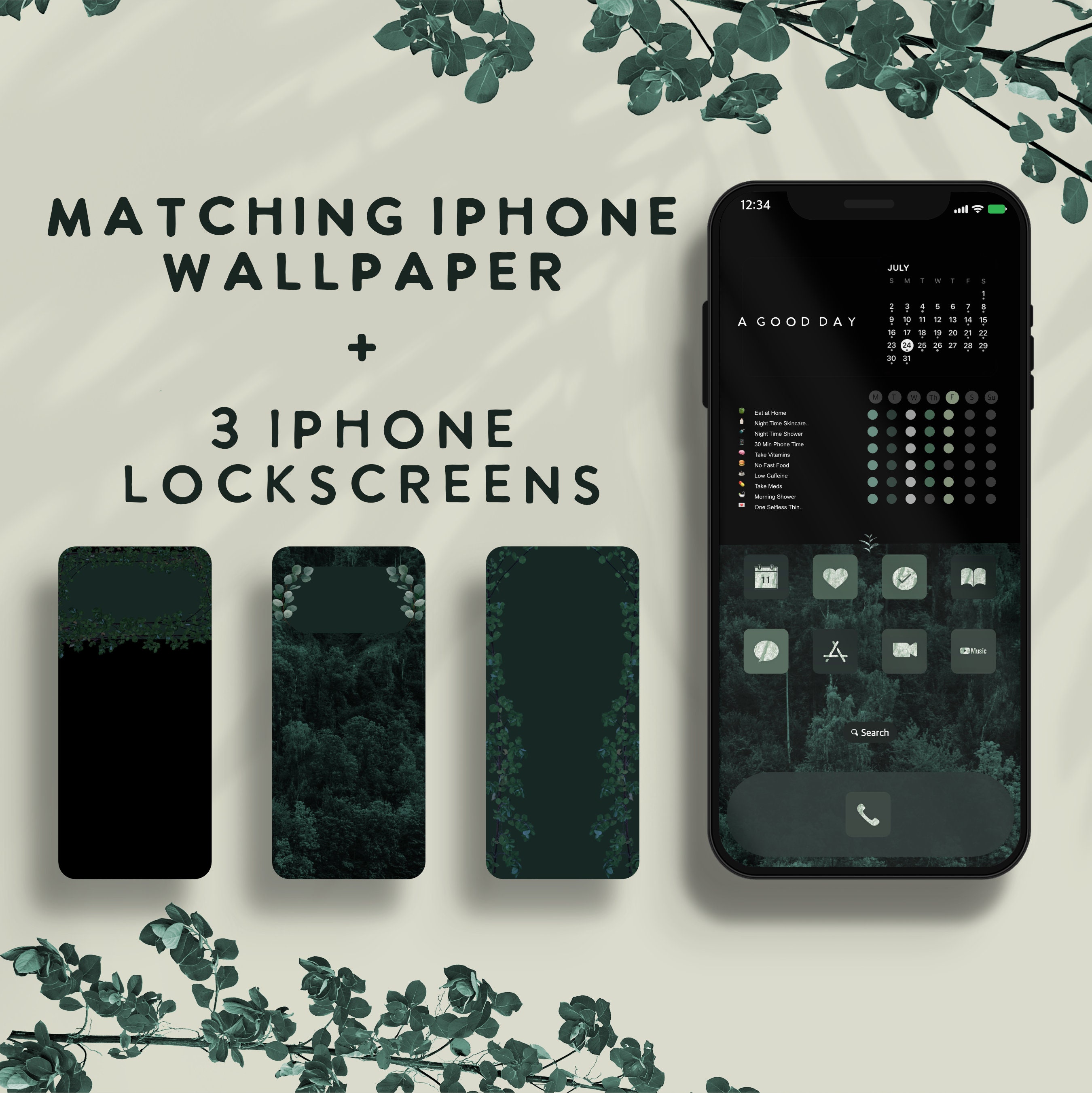 Forest iPhone & iPad Wallpaper Theme Pack | 3,600 Nature iPhone App