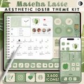 Aesthetic IOS 18 Theme Kit | iPhone Icons | Cute Widgets | iPhone Wallpaper | Green iPad Theme | iPhone Theme | Green Matcha Theme Wallpaper
