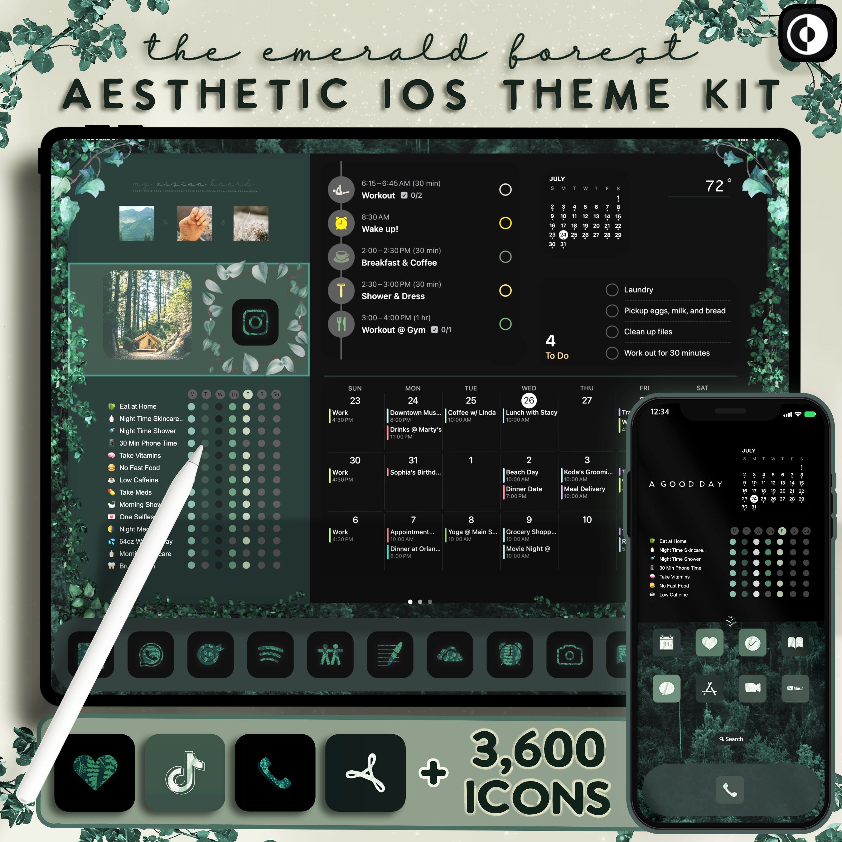 Forest iPhone & iPad Wallpaper Theme Pack | 3,600 Nature iPhone App