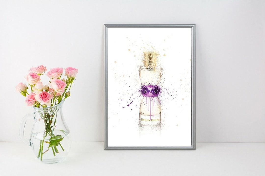 Designer Perfume Bottle Wall Art - Etsy