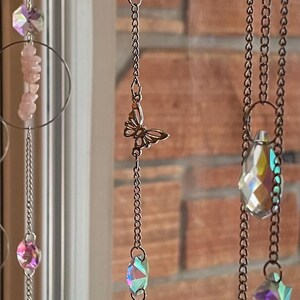 Butterfly crystal Suncatcher