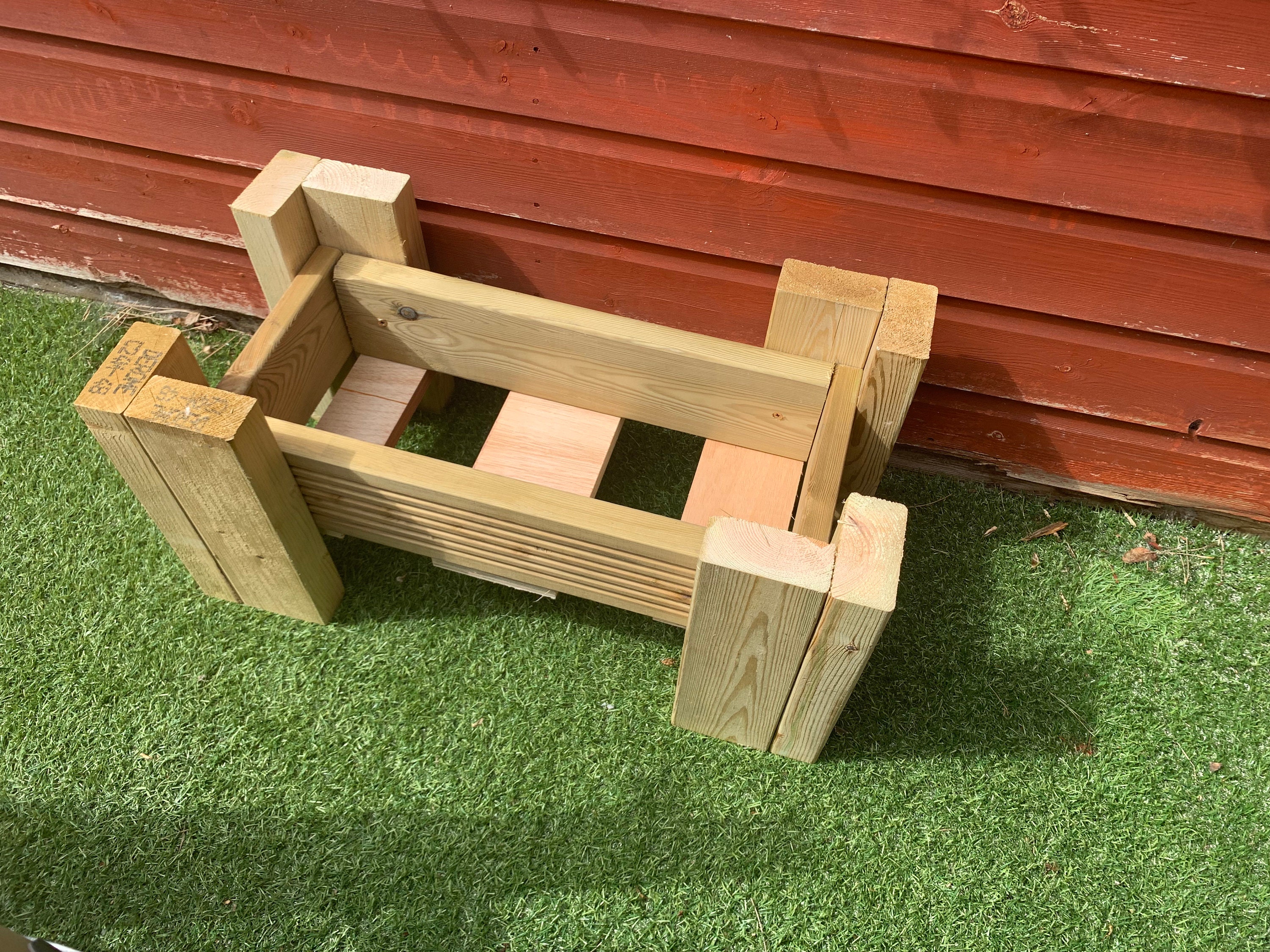 100% Recycled Solid Wood Garden Planters, Hand Made for All Weather - Etsy