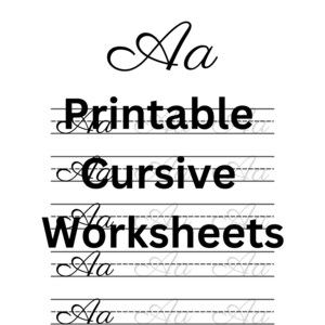 104-page Cursive Writing Worksheets – Learn Calligraphy (PDF Pattern ...