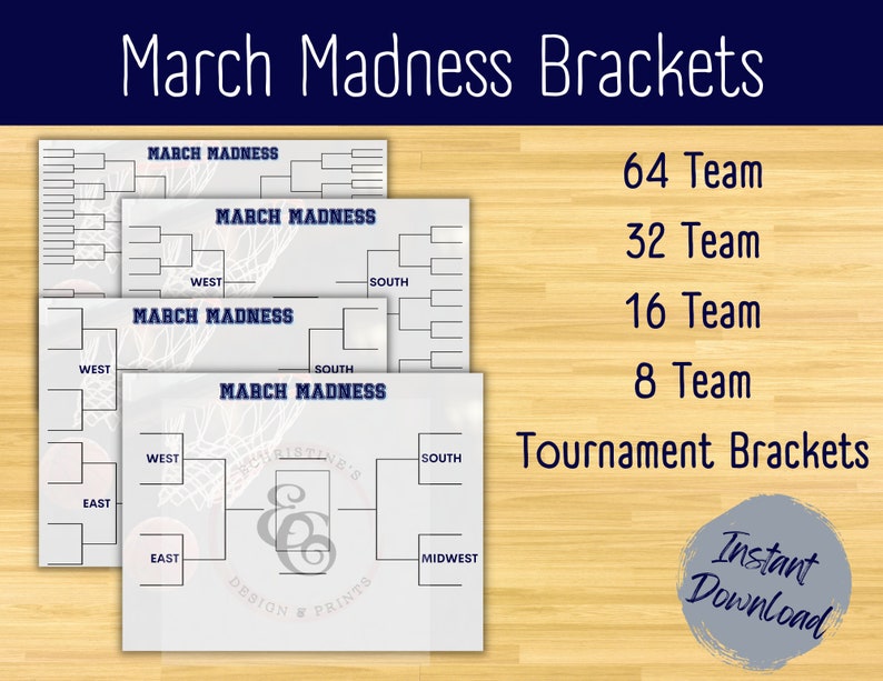March Madness Printable Bracket 2023, Ncaa Bracket Sheet, College