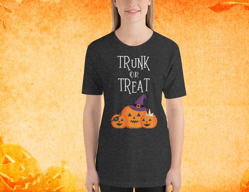 Trunk or Treat Halloween Shirt Pumpkin Family Pumpkin - Etsy