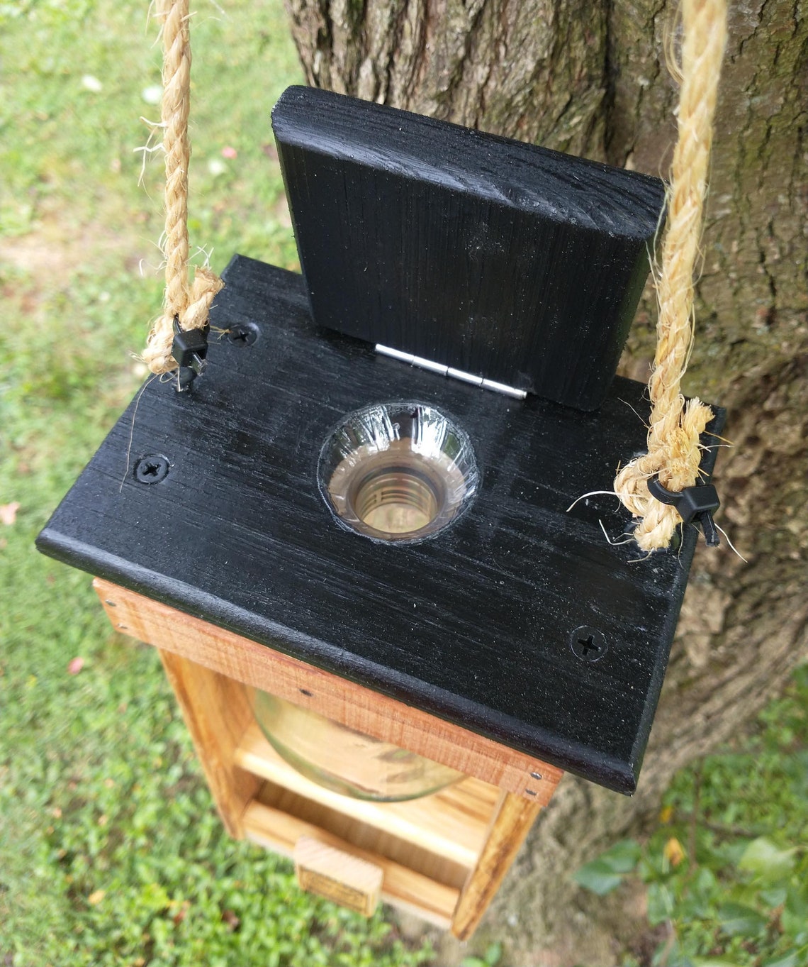 Very Old Barton Whiskey Bottle Easy Fill Bird Feeder - Etsy 