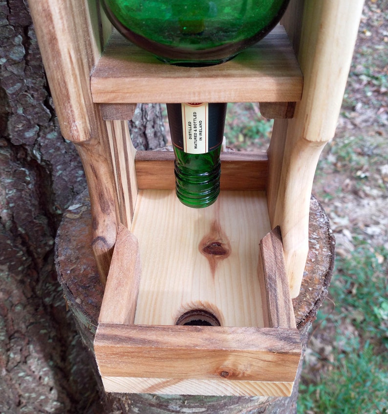 Jameson Irish Whiskey Bottle Easy Fill Bird Feeder Etsy