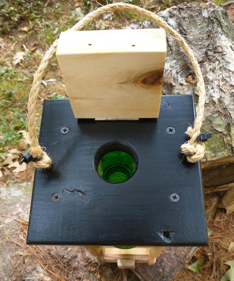 Jameson Irish Whiskey Bottle Easy Fill Bird Feeder Etsy