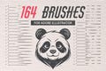 164 Cartoon Vector Brushes For Adobe Illustrator product logo