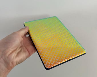 Chrome Glitter Mermaid Scale Kindle Skin, Color Changing Vinyl Decal