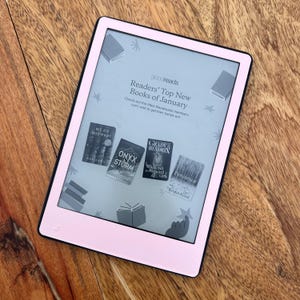 Light Pink Kindle Skin, Kindle Decal, Vinyl Kindle Cover, Kindle Sticker, Bookish Gifts