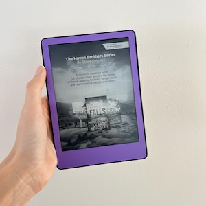 Lavender Purple Kindle Skin, Kindle Decal, Vinyl Kindle Cover, Kindle Sticker, Bookish Gifts