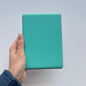 Aqua Blue Kindle Skin, Kindle Decal, Vinyl Kindle Cover, Kindle Sticker, Bookish Gifts