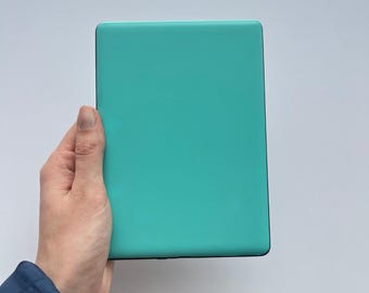 Aqua Blue Kindle Skin, Vinyl Kindle Decal, Bookish Gift