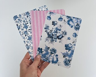 Floral Kindle Inserts, Lightweight Cardstock, Kindle Decor (Pack of 3)