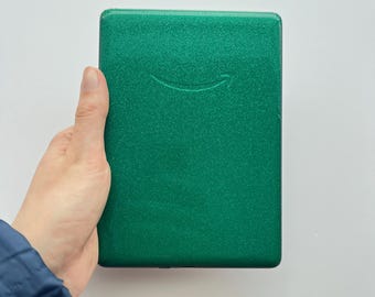 Emerald Green Glitter Kindle Skin, Fourth Wing Kindle Decal, Vinyl Kindle Cover, Kindle Sticker, Bookish Gifts