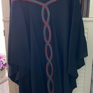 Black Semi-Gothic Chasuble With Stole #43
