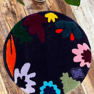 Abstract Flower Field Rug image 2