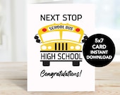 Grade 8 Graduation Card Printable, Grade 8 Grad 2025 Card, Middle School Graduation Card, 8th Grade Graduation, 2025 Graduation Card