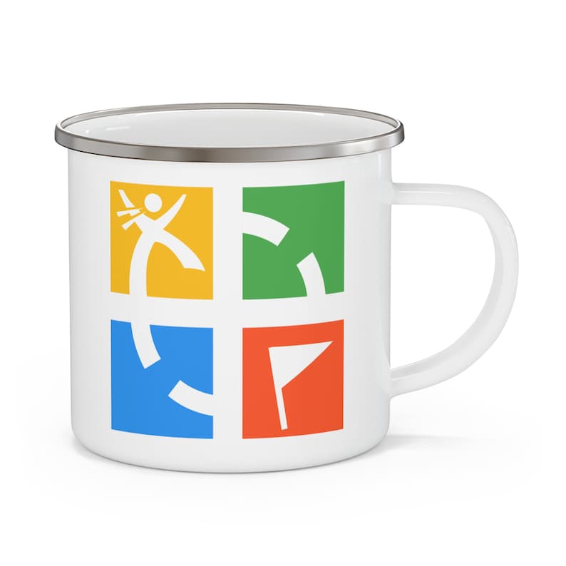 ThePunFactoryDesigns Geocache Camping Mug