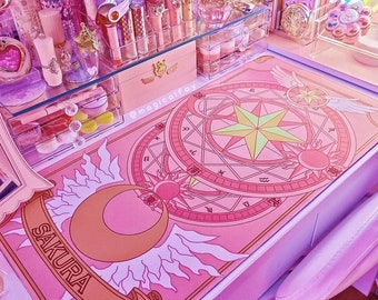 Cardcaptor Sakura Mousepad Kawaii Decor, Gamer Girl Mouse Pad