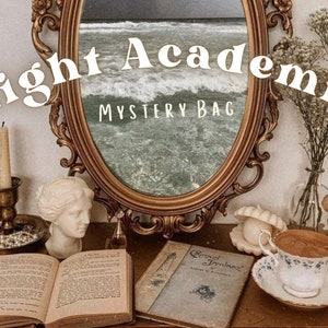 Light Academia Mystery Bag, Stationery, Accessories, Aesthetic Room Decor Bundle, Dark Academia Decor