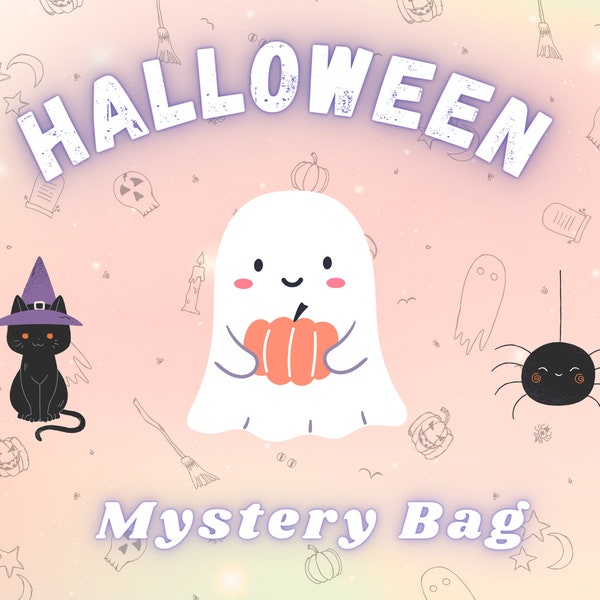 Halloween Mystery Bag, Spooky Mystery Box, Horror Theme Bundle, Halloween Gift Basket