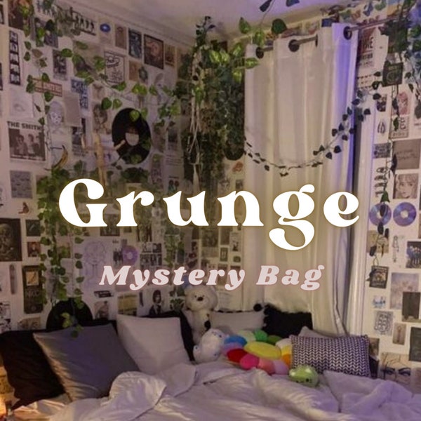 Grunge Aesthetic Mystery Bag, Grunge Jewelry, Grunge Room Decor Aesthetic Bundles