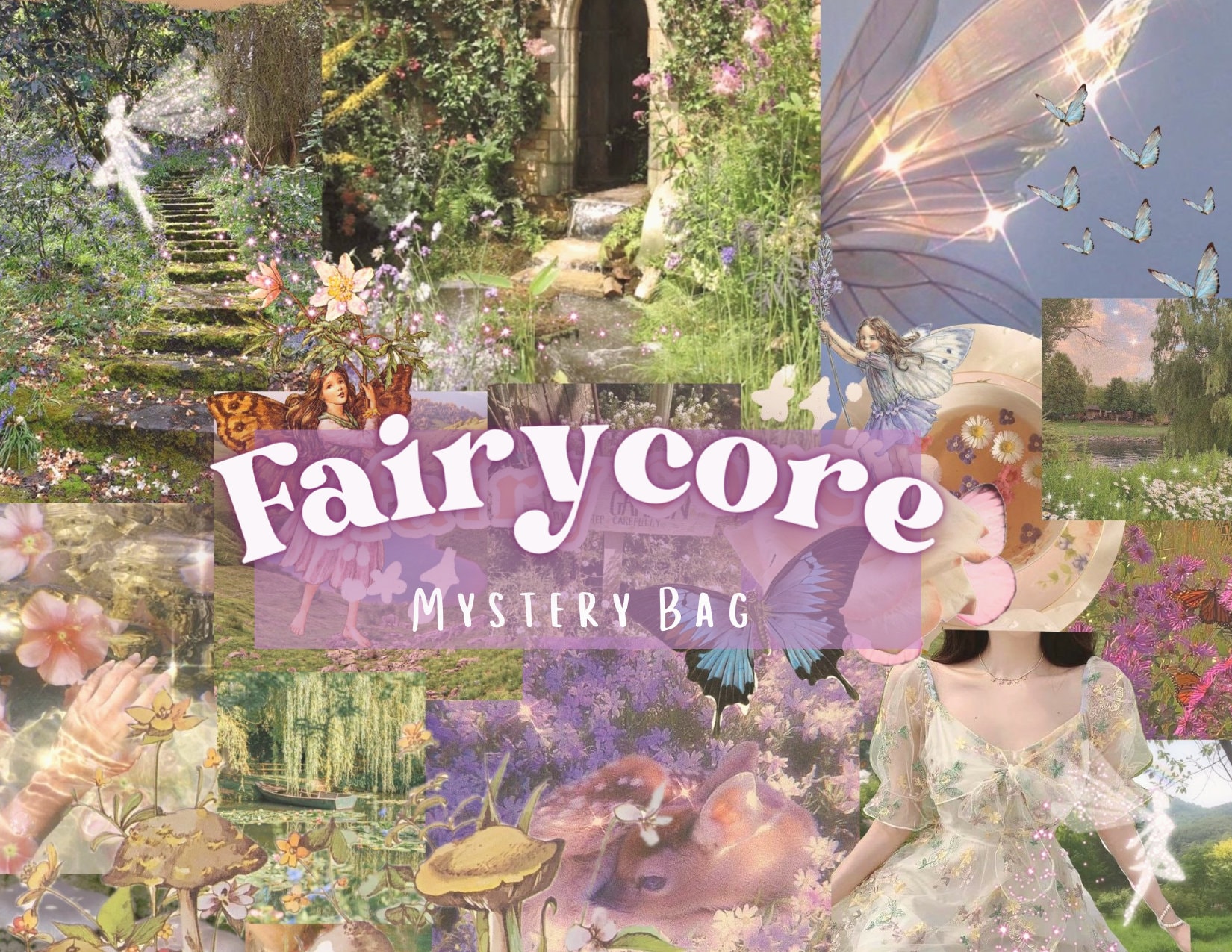 FAIRYCORE ART PRINT 8x8 Raccoon and Mushroom Art Print Fairycore