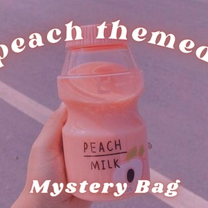Peach Mystery Bag, Peachy Aesthetic, Peach Accessories, Aesthetic Room Decor