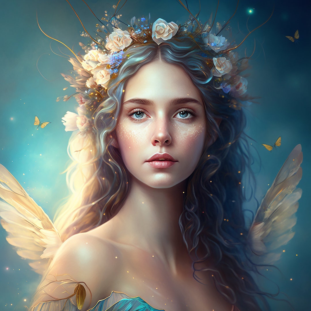 Digital Art Wall Portrait Home Decoration Wall Art Digital Etsy