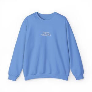 Alpha Delta Pi Embroidered Crewneck
