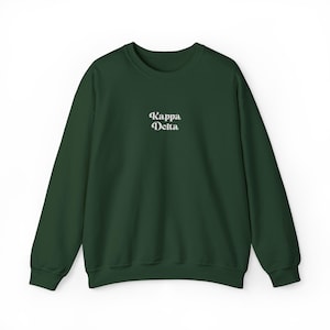 Kappa Delta bestickter Rundhalsausschnitt