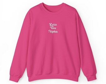 Zeta Tau Alpha Embroidered Crewneck