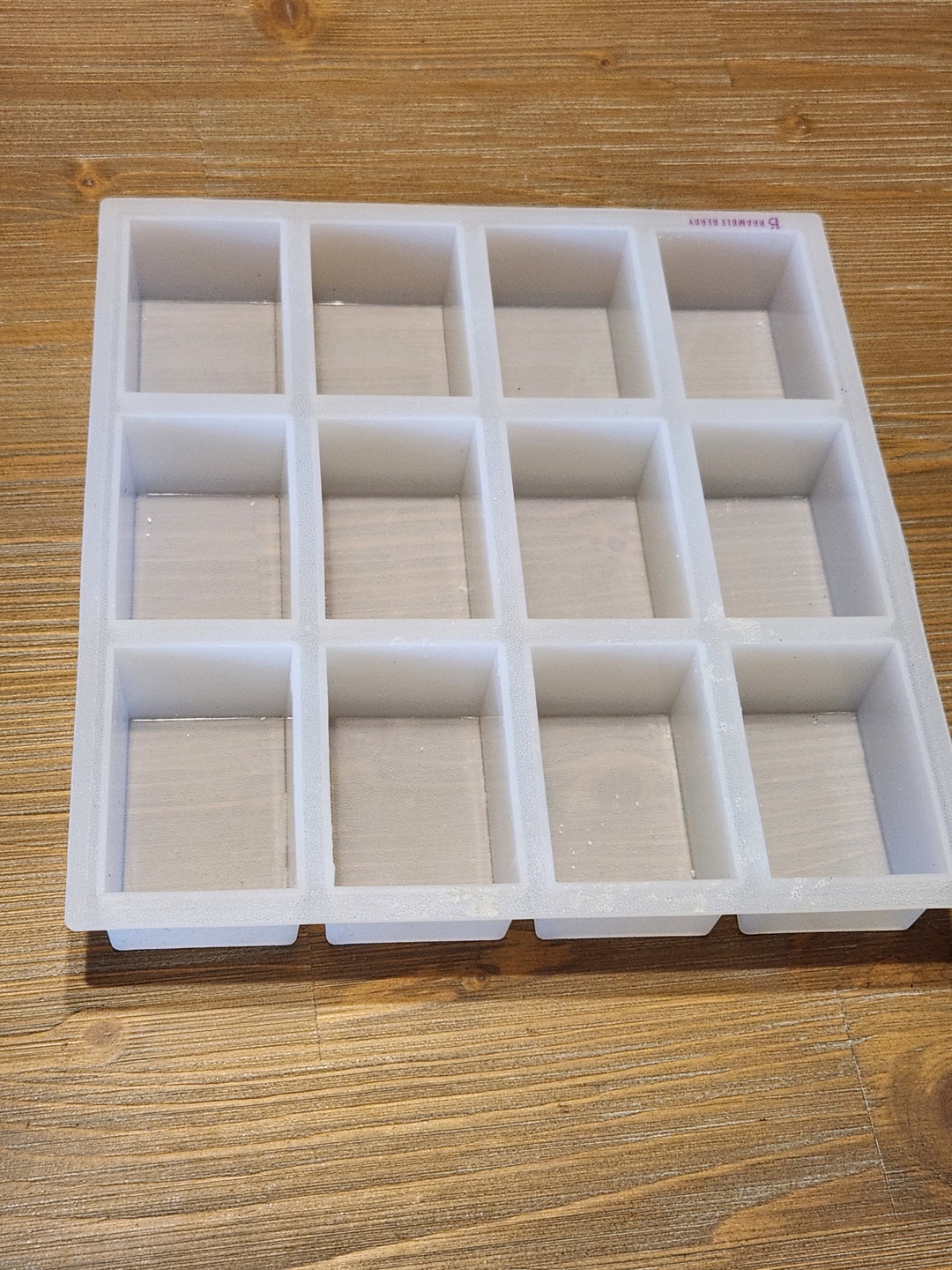 12 Cavity Mold for Soap Soap Molds Silicone Soap Molds CP Etsy