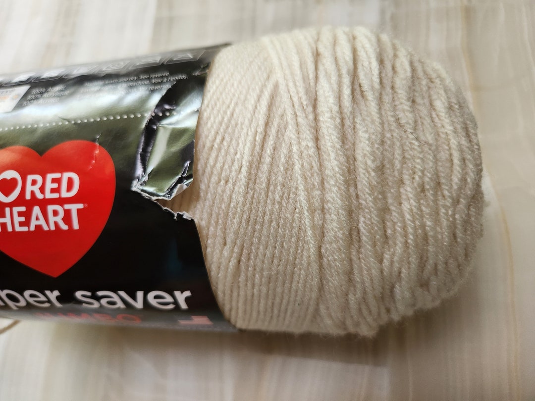Aran Yarn, Cream Colored Yarn, Crochet Yarn, Knitting Yarn, Acrylic
