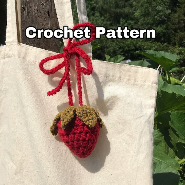 Strawberry Mini Pouch Crochet Pattern