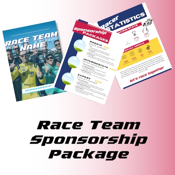 Racing Sponsorship Proposal Template